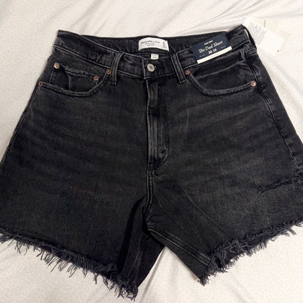 Abercrombie curve love high rise dad short